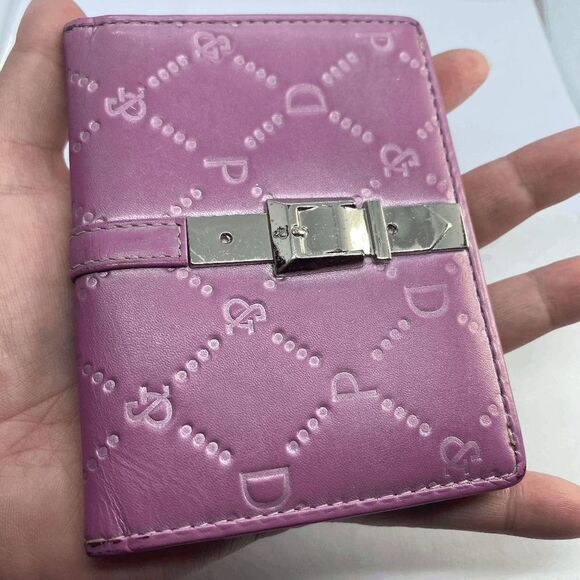 Pinky & Dianne Pink Leather Card / ID Case - Picture 8 of 8